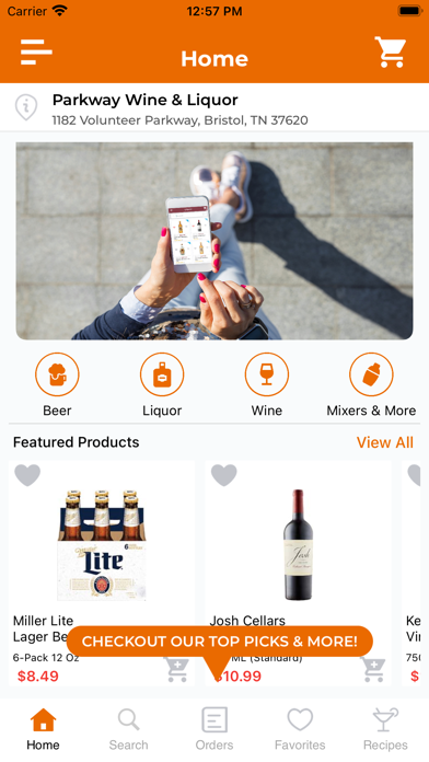Parkway Wine & Liquor - TN Screenshot