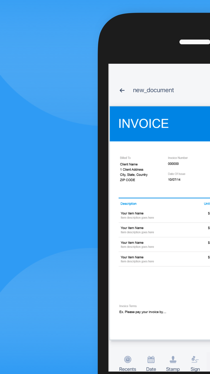 Sign PDF and Scan Word Docs App