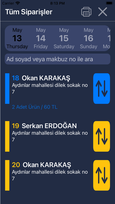 Halı Yıkama Programı Screenshot
