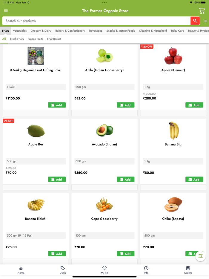 The Farmer organic store