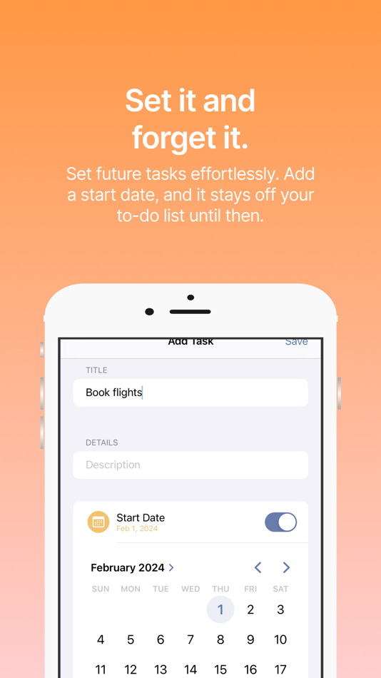 #5. OneToday: Automatic To-Do List (iOS) 由: Spam Musubi Technologies