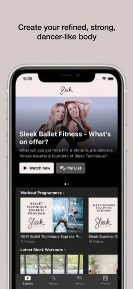 Game screenshot Sleek Ballet Fitness apk