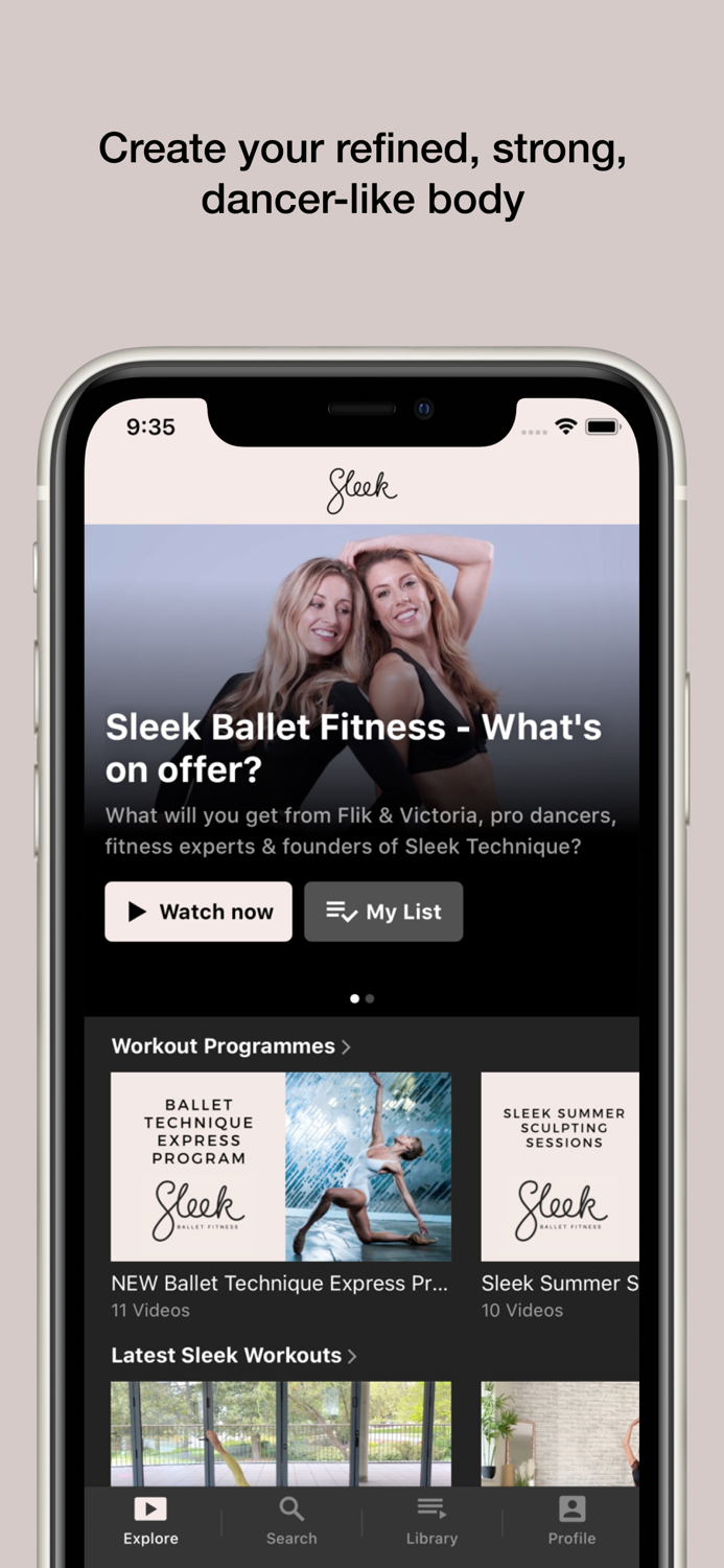 Sleek Ballet Fitness