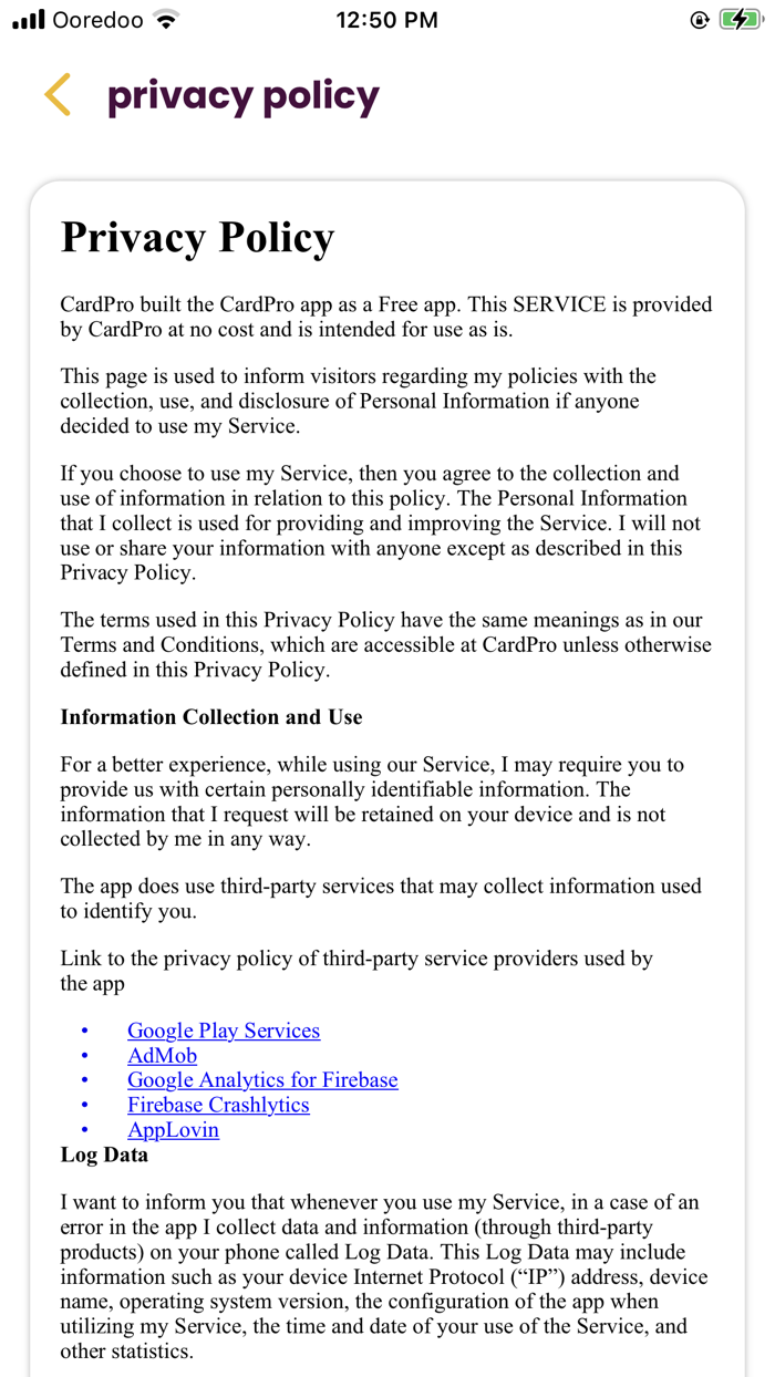 CardPro -كارد برو