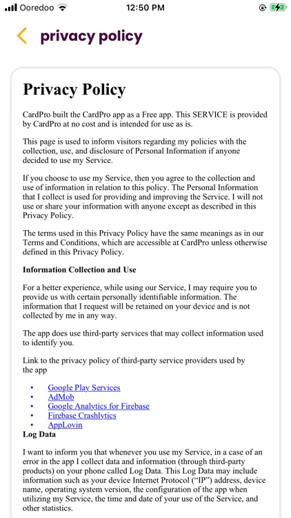 CardPro -كارد برو screenshot-4