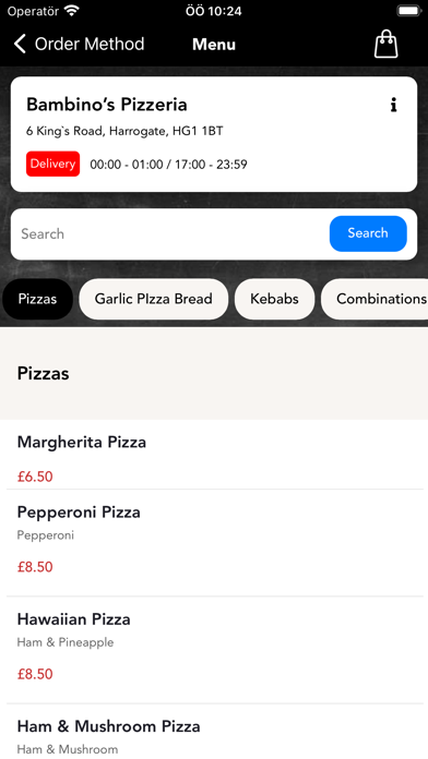 Bambino's Harrogate Screenshot