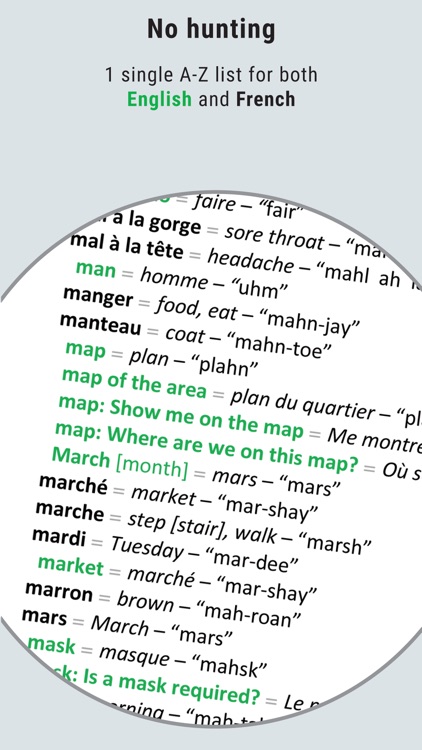 Traveler’s French Cheat Sheet