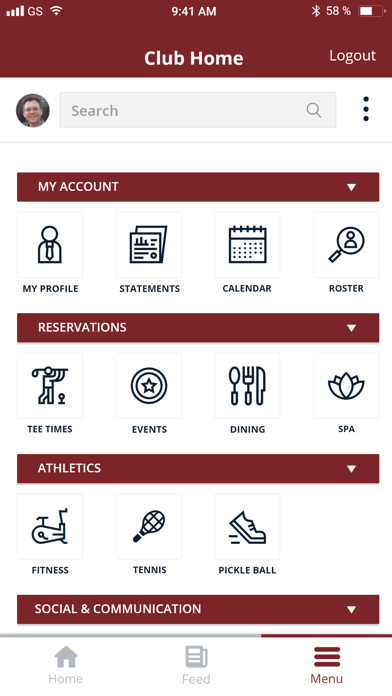 Harvard Club of Boston Screenshot