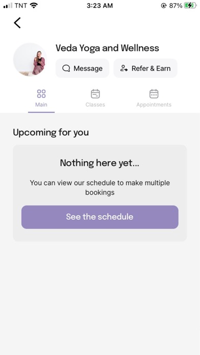 Veda Yoga and Wellness Screenshot