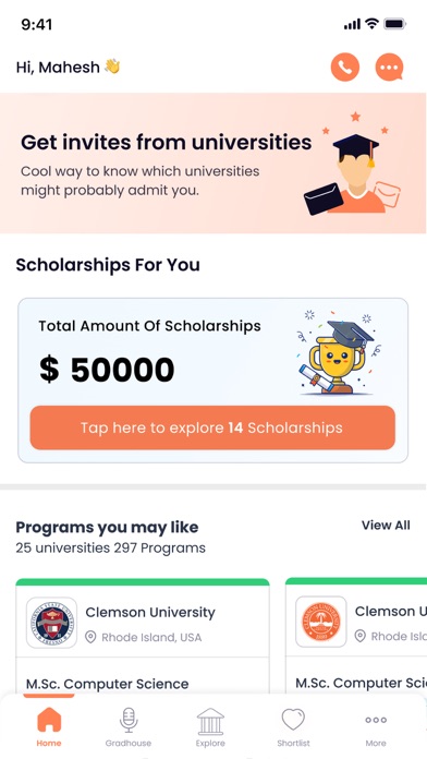 SelectRight - Study Abroad Screenshot
