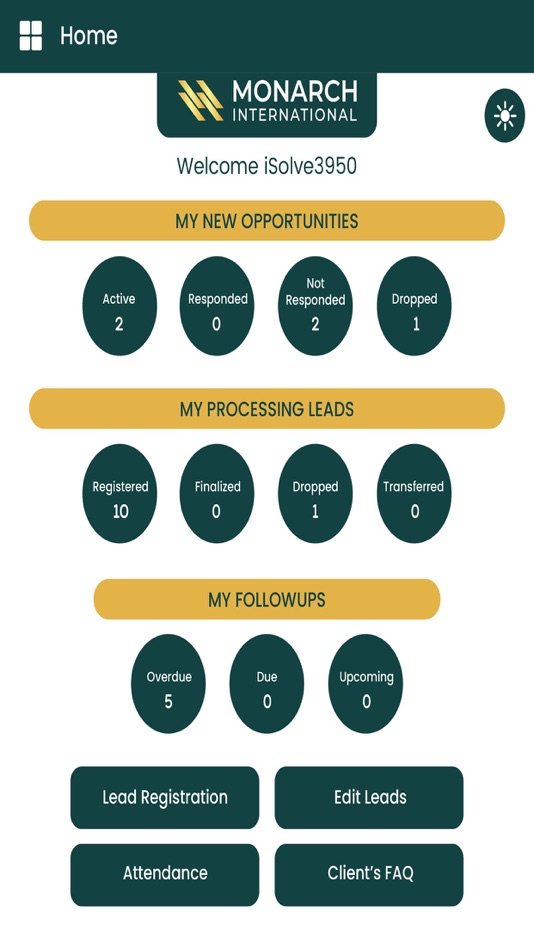 #4. Monarch CRM (iOS) 由: isolve business solutions private Limited