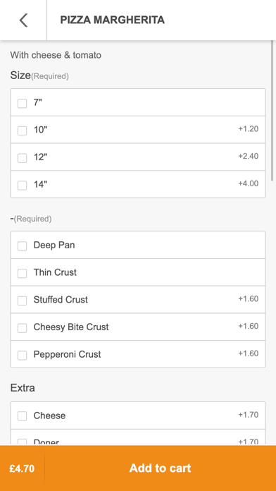 Stars Pizza Sutton Screenshot