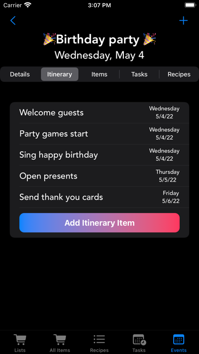ListBunch Screenshot