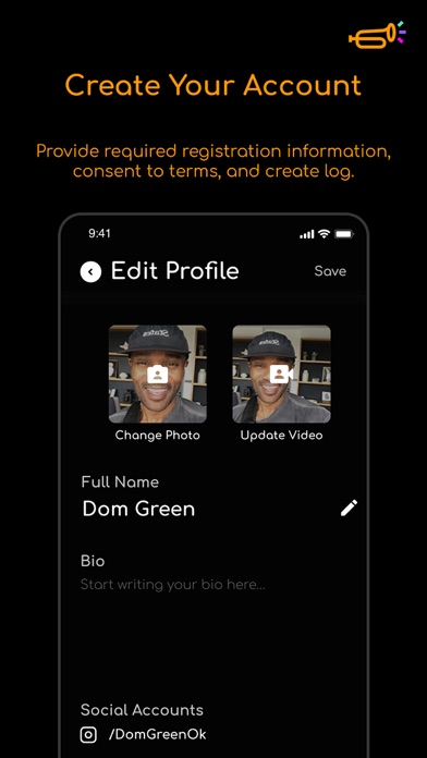 Bugle Endorsements Screenshot