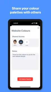 developer colour palette iphone screenshot 3