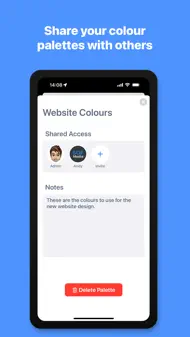 Developer Colour Palette iphone bilder 2