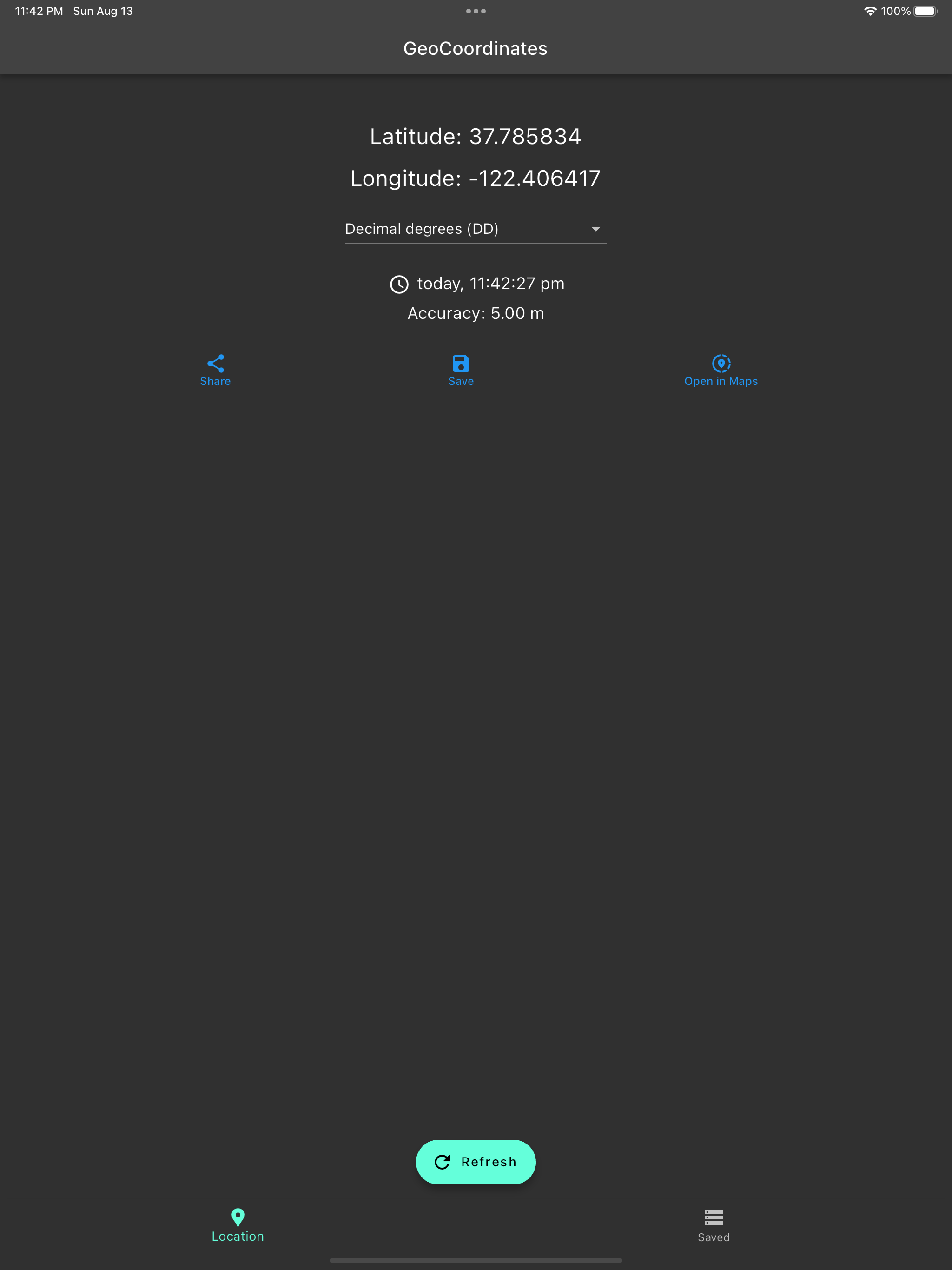 GeoCoordinates
