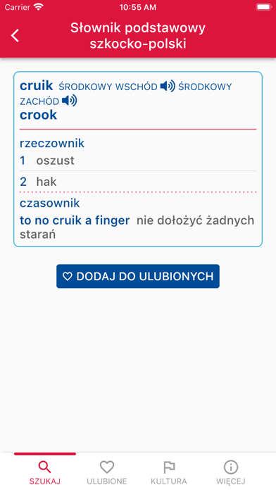Scots-Polish Dictionary Screenshot