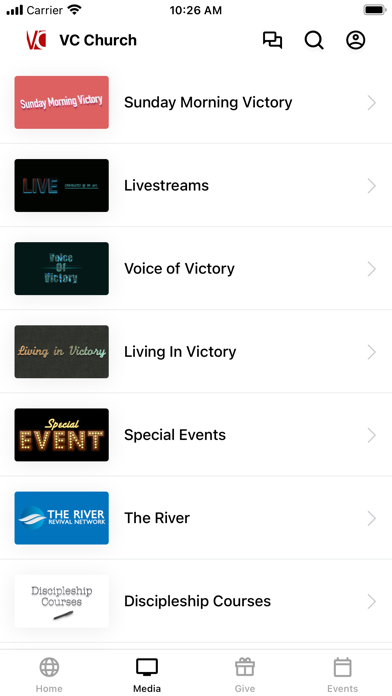 Victory Center Church Screenshot