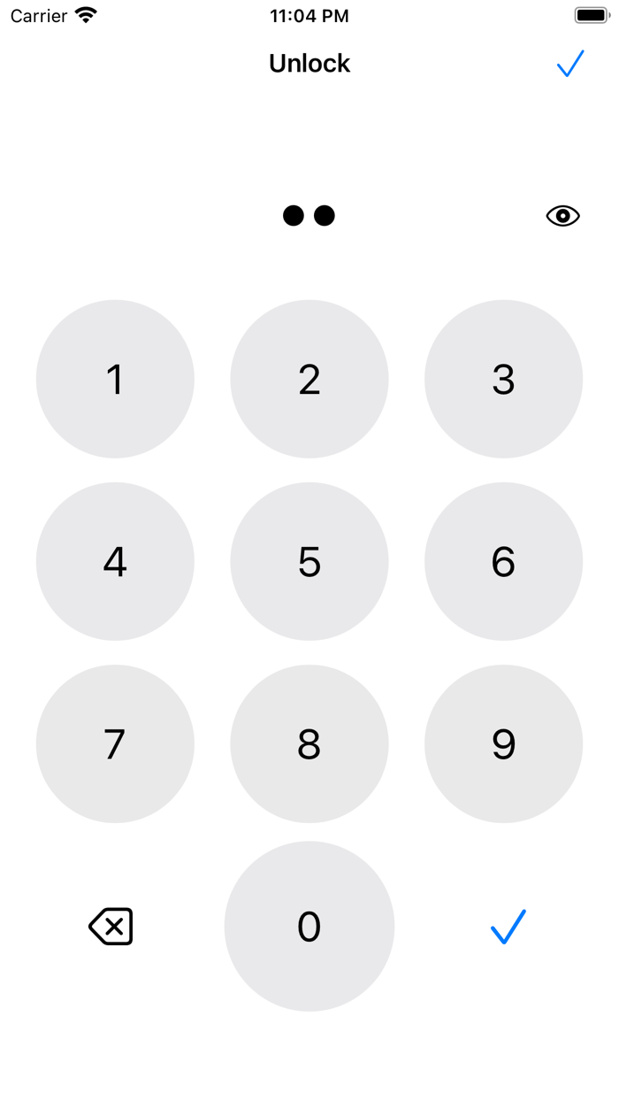 KeyFolder2 - Filelist with PIN
