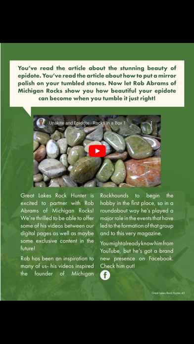 Great Lakes Rock Hunter Mag Screenshot