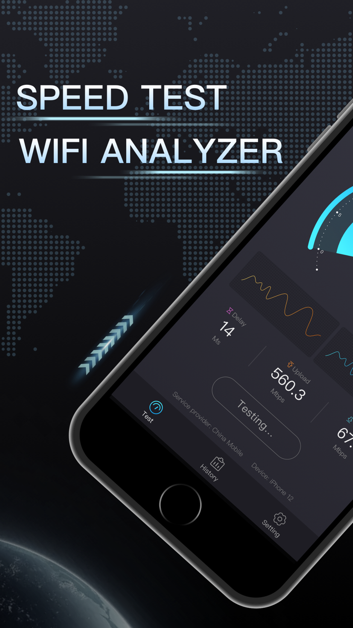 Speed Test - WiFi5G Analyzer