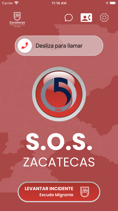 Emergencias Zacatecas Screenshot