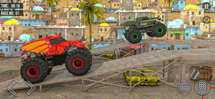 Monster Truck Drag Race Clash