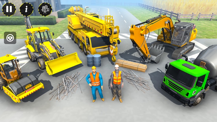 City Road Construction 3D Game