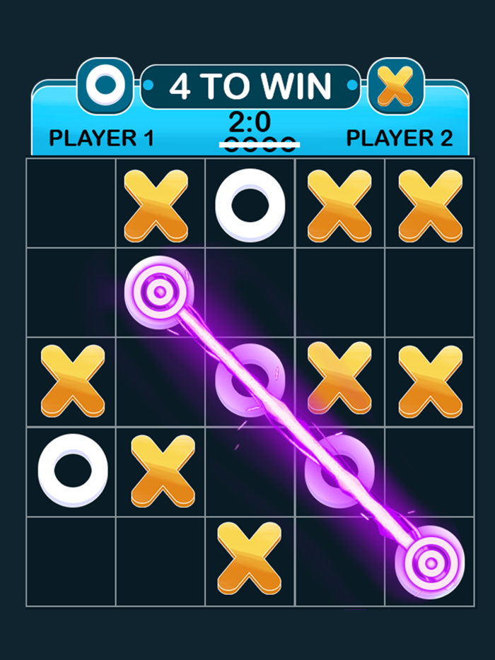 Noughts Crosses Fun Board Game