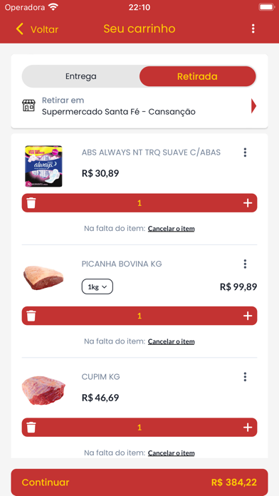 Supermercado Santa Fé Screenshot