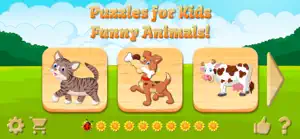 Puzzles for Kids・Funny Animals screenshot #2 for iPhone