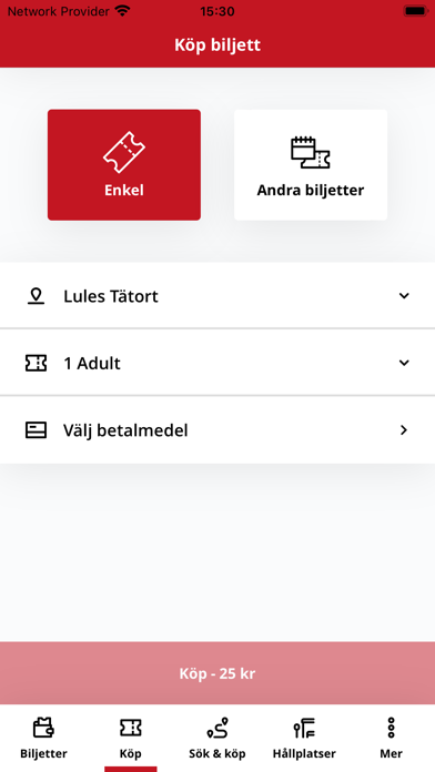 Nya Luleå Lokaltrafik Screenshot