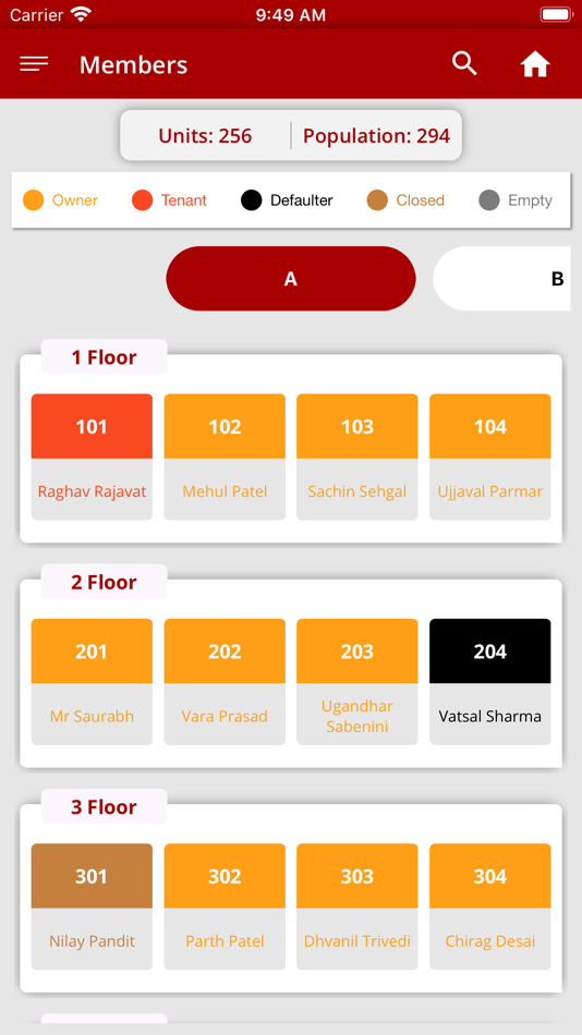 #4. Smart Building App (iOS) Podle: Communities Heritage Private Limited