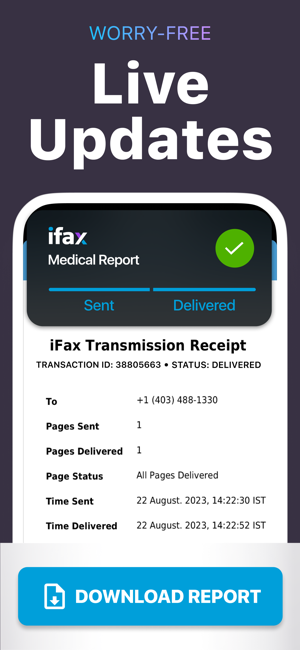 ‎iFax App Send Fax From iPhone Screenshot