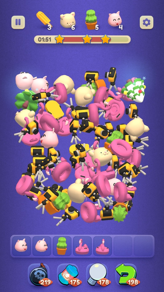 #1. Mojo Match 3D (iOS) By: YAUHENI RAMASHOU