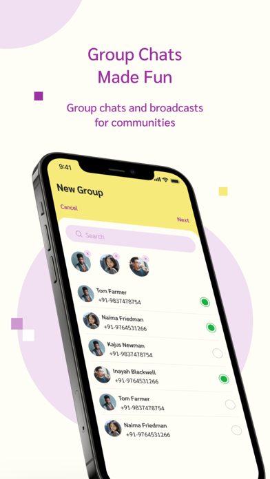 Tokee: Messenger Screenshot