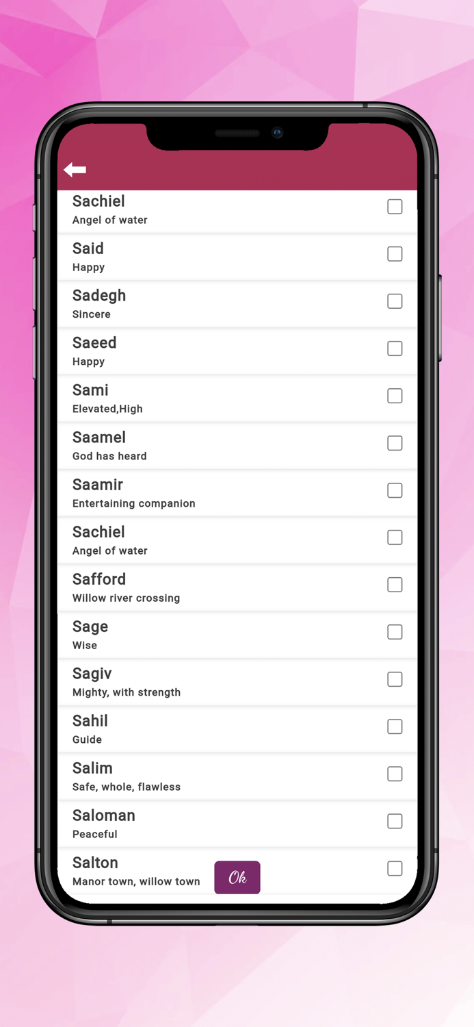 Baby names - modern kids name