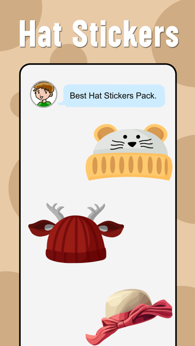 Hat Sticker Emojis Screenshot
