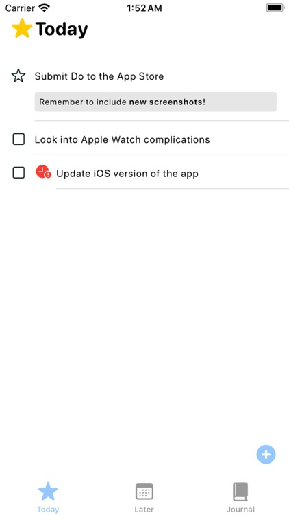 Do Tasks & Journaling