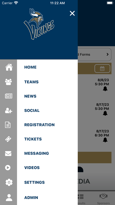 Spartanburg Vikings Athletics Screenshot