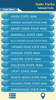 south carolina state park iphone screenshot 3