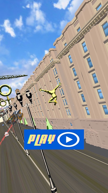 Swing Superhero flying parkour