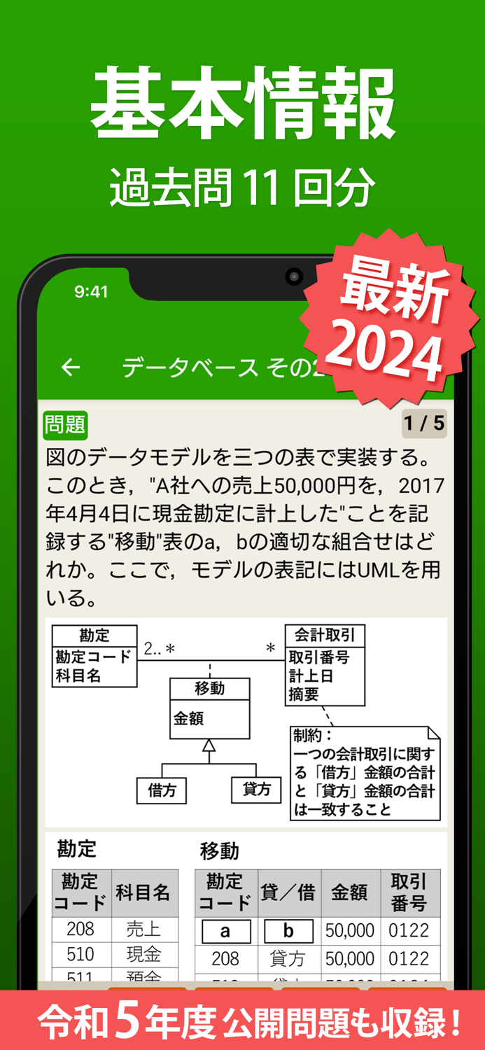 基本情報技術者試験（科目A・科目B）全問解説