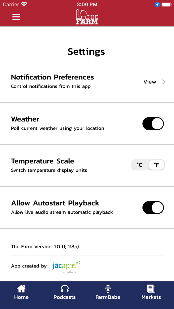 97.7 FM - 1550 AM The Farm