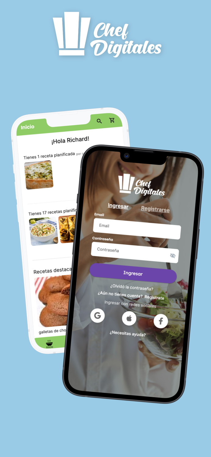 Chef Digitales recetas cocina