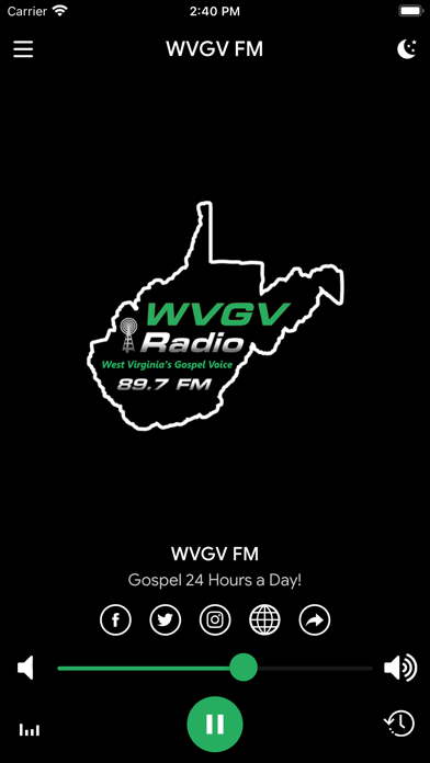 WVGV FM Screenshot