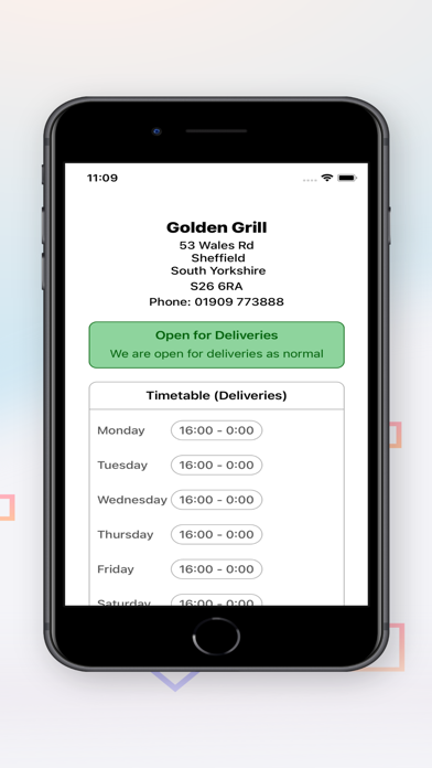 Golden Grill Kiveton Screenshot