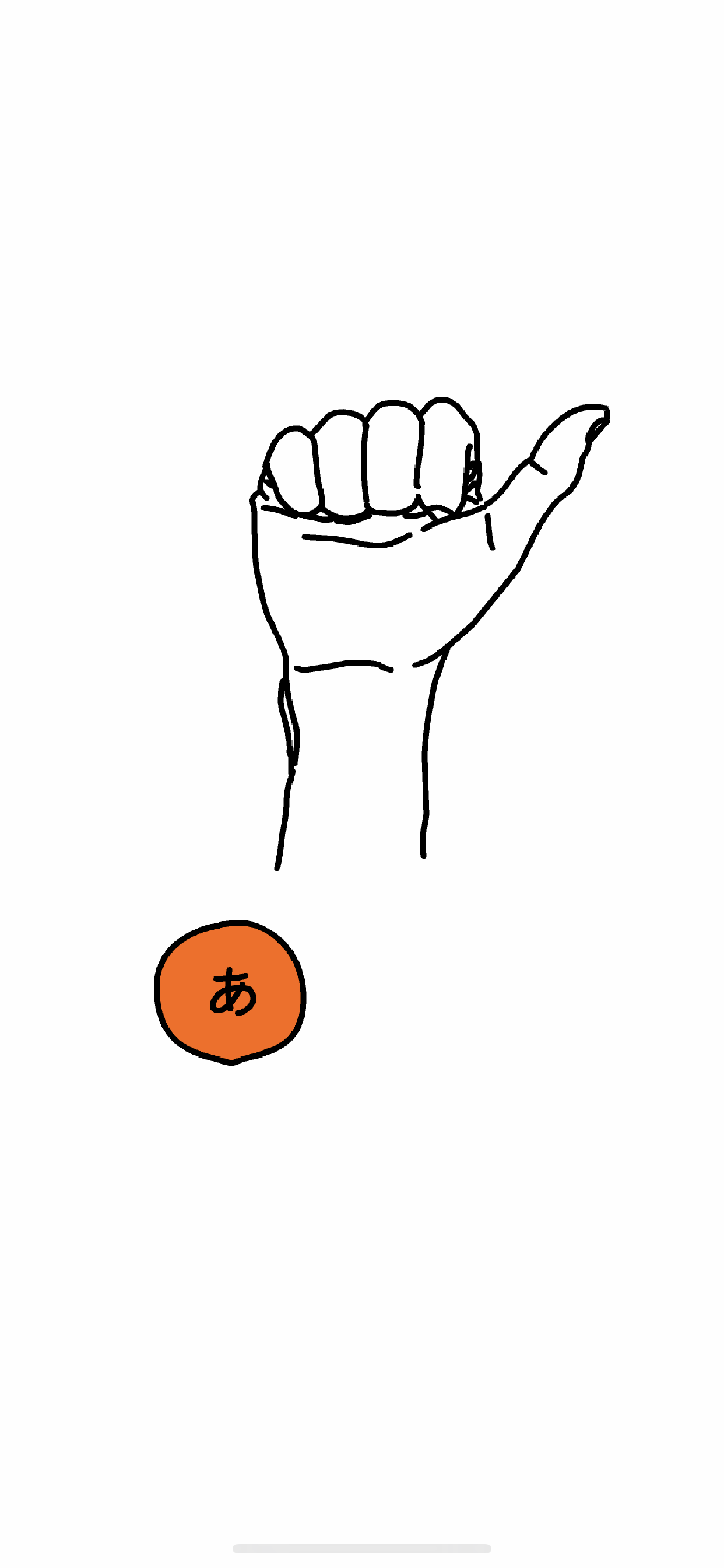 うごく指文字