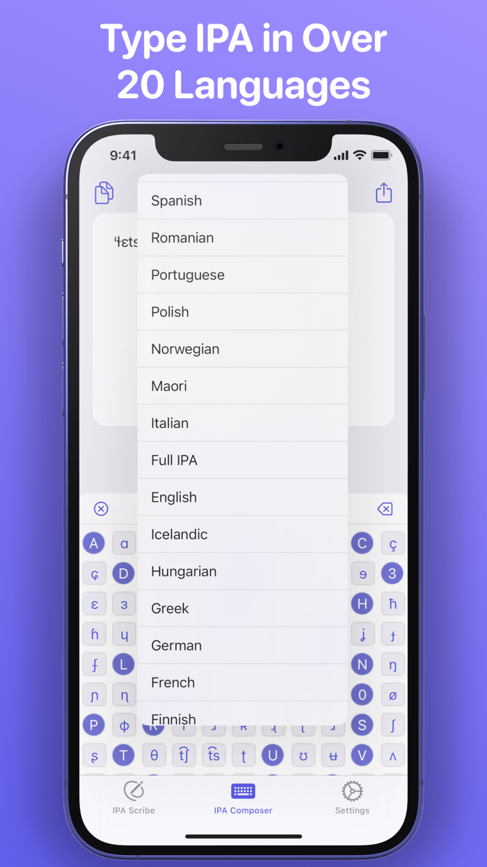 IPA Scribe IPA Transcriptions